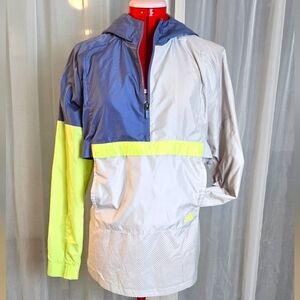 Adidas | Men's Small | Multicolor Wind Breaker Pullover Mid Zipper Jacket